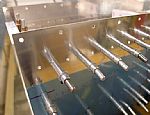 Final drilled the tank to wing spar screw holes