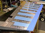 Ready to rivet the rudder trailing edge