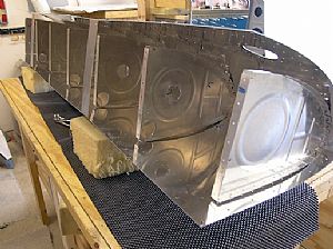 Started work on the right fuel tank