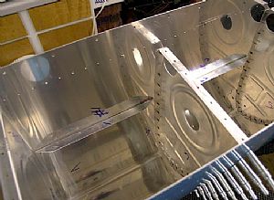 Clecoed the stiffeners in place and final drilled