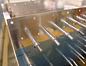 Final drilled the tank to wing spar screw holes