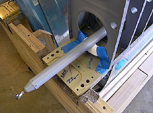 Laid the large pushrods inside the wings