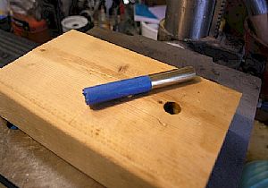 Preparing the bushing for 'non' movement