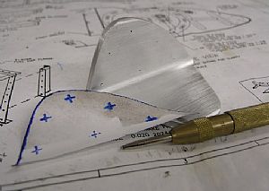 Marked the drilling spots on the attach angle