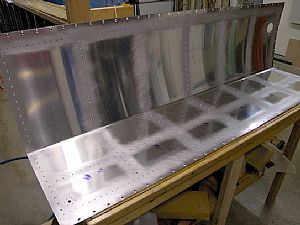 Roughed up the tank skin