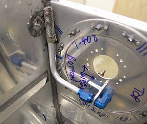 Drilled and clecoed in the T-915 anti-rotation bracket