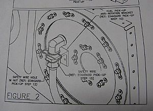 Time to attach the AN833-6D Bulkhead Elbow