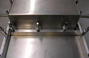 Fabricated and final drilled the F-601E-1 stiffener