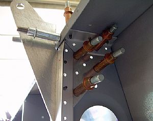 Finished drilling the holes in all the flap brackets