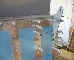 Getting ready to final drill the W-925B attach angle holes