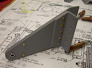 Riveted the outboard brackets together