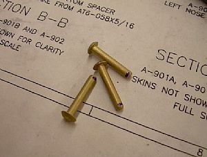 Getting ready to rivet the last 3 rivets