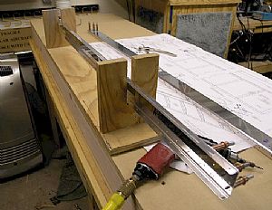 Clecoed and drilled the A-908 reinforcing plates