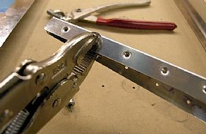 Dimpled the A-905 ribs