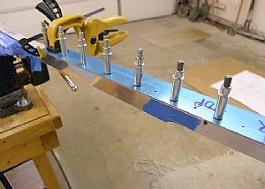 Time to drill the F-721B's in place