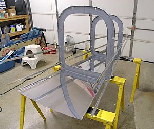 Clecoed the F-707 & F-708 bulkheads to the F-778 Aft Bottom Skin