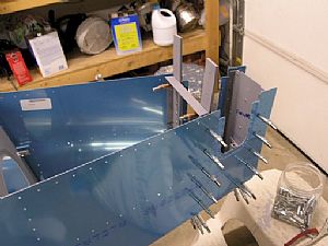 Clecoed on the F-71 1/F-712/F-779 assembly