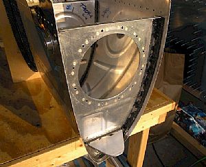 Prosealed and riveted in the inboard rib