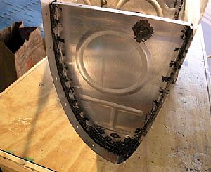 Prosealed and riveted in the outboard rib