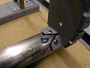 Riveted the A-909 counterbalances to A-904 nose ribs