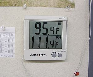Just to dang hot to work!