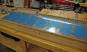 Ready to start riveting the trailing edges