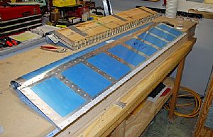 Getting ready to rivet