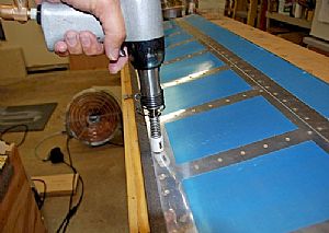 Started off backriveting the bottom side