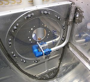 Final drilled the anti-rotation bracket