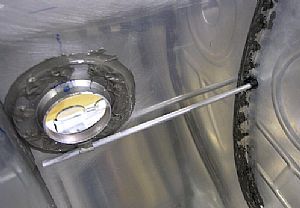 Starting messing around with the tank vent line.