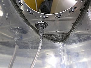 Attached the vent tube
