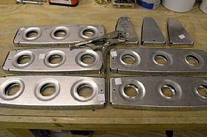 Fluted the HS-904 and HS-905 ribs