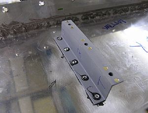 Started pop-riveting on the Z brackets