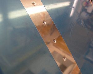 Started dimpling the right Horizontal Stabilizer skin