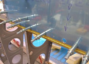 Drilled the hole for the pitot tube