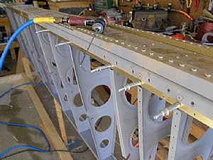 Final drilled the Mystery rivet hole into the rib