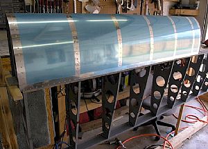 Riveted the Leading Edge Assembly to the wing spar