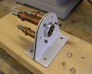 Clecoed the HS-911 Inboard Hinge Brackets and VA-146 bearing together