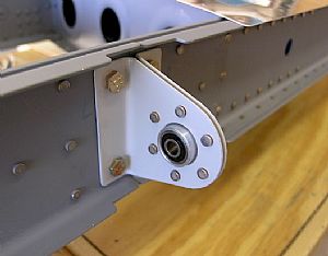 Attached the Inboard Hinge Brackets to the rear spar