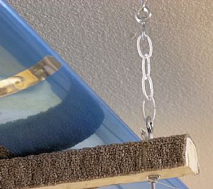 Closeup of the chain and 2x2
