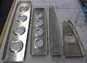 Sanded and fluted the VS ribs
