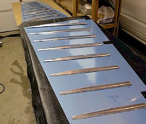 Finished cutting the Rudder Stiffeners