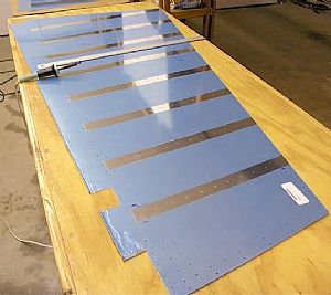 Removed the blue plastic film