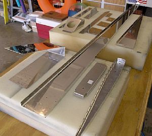 Disassembled the rudder