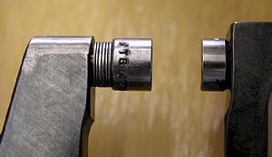 A shot of the squeezer with the washers added