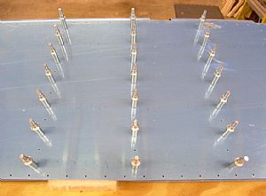 Started cutting out the Right Elevator stiffeners