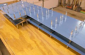 Final drilled the skins and stiffeners on the Right and Left Elevators