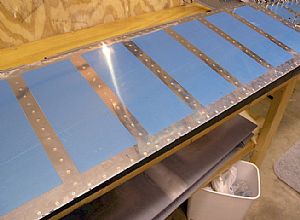 Riveted the trailing edge