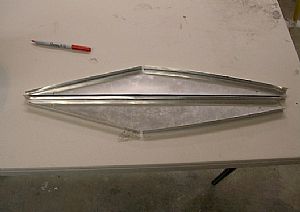 Making the cut on the F-623 ribs