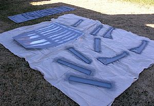 Primed all the parts for the Center Section